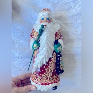Hand Painted Vintage Russian Santa